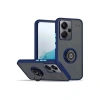 Mey İthalat®   Redmi Note 13 Pro Plus Kılıf Montreal Yüzüklü Silikon Kapak - Lacivert