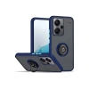 Mey İthalat®   Redmi Note 13 Pro Plus Kılıf Montreal Yüzüklü Silikon Kapak - Lacivert