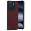 Mey İthalat®   Redmi Note 14 4G Kılıf Aras Deri Kapak - Bordo