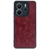 Mey İthalat®   Redmi Note 14 4G Kılıf Aras Deri Kapak - Bordo