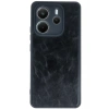 Mey İthalat®   Redmi Note 14 4G Kılıf Aras Deri Kapak - Siyah