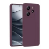 Mey İthalat®   Redmi Note 14 4G Kılıf First Silikon - Mürdüm