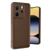 Mey İthalat®   Redmi Note 14 4G Kılıf Viera Silikon - Kahverengi