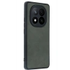 Mey İthalat®   Redmi Note 14 Pro 4G Kılıf Aras Deri Kapak - Koyu Yeşil