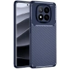 Mey İthalat®   Redmi Note 14 Pro 4G Kılıf Auto Focus Karbon Kapak - Lacivert