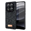 Mey İthalat®   Redmi Note 14 Pro 5G Bright Simli Kapak - Siyah