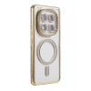Mey İthalat®   Redmi Note 14 Pro 5G Joke Simli Magneticsafe Kılıf - Gold