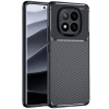 Mey İthalat®   Redmi Note 14 Pro 5G Kılıf Auto Focus Karbon Kapak - Siyah