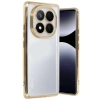 Mey İthalat®   Redmi Note 14 Pro 5G Kılıf  Lensli Silikon - Gold