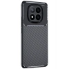 Mey İthalat®   Redmi Note 14 Pro Plus Kılıf Auto Focus Karbon Kapak - Siyah