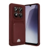 Mey İthalat®   Redmi Note 15 4G Kelvin Kartvizitli Silikon - Bordo