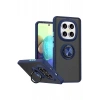 Mey İthalat®   Redmi Note 15 4G Montreal Yüzüklü Silikon Kapak - Lacivert