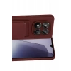 Mey İthalat®   Redmi Note 15 Pro 4G Kelvin Kartvizitli Silikon - Bordo