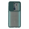 Mey İthalat® Redmi Note 8 Pro Kılıf Palm Buzlu Kamera Sürgülü Silikon - Yeşil