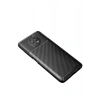 Mey İthalat®   Redmi Note 9 5G Kılıf Auto Focus Karbon Kapak - Siyah