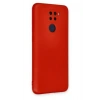 Mey İthalat®   Redmi Note 9 Kılıf Nano içi Kadife Silikon - Kırmızı
