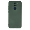 Mey İthalat®   Redmi Note 9 Kılıf Nano içi Kadife Silikon - Koyu Yeşil