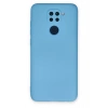Mey İthalat®   Redmi Note 9 Kılıf Nano içi Kadife Silikon - Mavi