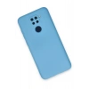 Mey İthalat®   Redmi Note 9 Kılıf Nano içi Kadife Silikon - Mavi