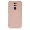 Mey İthalat®   Redmi Note 9 Kılıf Nano içi Kadife Silikon - Pudra
