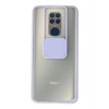 Mey İthalat® Redmi Note 9 Kılıf Palm Buzlu Kamera Sürgülü Silikon - Lila