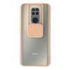 Mey İthalat® Redmi Note 9 Kılıf Palm Buzlu Kamera Sürgülü Silikon - Pembe