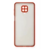 Mey İthalat®   Redmi Note 9 Pro Kılıf Montreal Silikon Kapak - Kırmızı