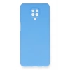 Mey İthalat®   Redmi Note 9 Pro Kılıf Nano içi Kadife Silikon - Mavi