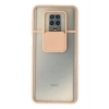 Mey İthalat® Redmi Note 9 Pro Kılıf Palm Buzlu Kamera Sürgülü Silikon - Pembe