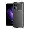 Mey İthalat®   Reno 13 Pro Kılıf Auto Focus Karbon Kapak - Siyah