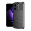 Mey İthalat®   Reno 13F Kılıf Auto Focus Karbon Kapak - Siyah