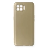 Mey İthalat®   Reno 4 Lite Kılıf First Silikon - Gold