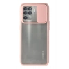 Mey İthalat® Reno 5 Lite Kılıf Palm Buzlu Kamera Sürgülü Silikon - Pembe