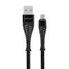 Mey İthalat® S61 Micro USB Kablo 1.2M 2.1A - Siyah