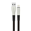 Mey İthalat® S89 Metal Uçlu Lightning Kablo iphone Uyumlu 1M 2.4A - Siyah