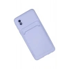 Mey İthalat®  Samsung Galaxy A01 Core Kılıf Kelvin Kartvizitli Silikon - Lila