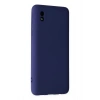 Mey İthalat®  Samsung Galaxy A01 Core Kılıf Nano içi Kadife Silikon - Lacivert