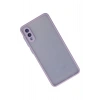 Mey İthalat®  Samsung Galaxy A02 Kılıf Montreal Silikon Kapak - Mor