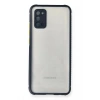 Mey İthalat® Samsung Galaxy A02S Kılıf Miami Şeffaf Silikon - Lacivert