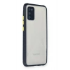 Mey İthalat® Samsung Galaxy A02S Kılıf Miami Şeffaf Silikon - Lacivert