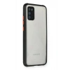 Mey İthalat® Samsung Galaxy A02S Kılıf Miami Şeffaf Silikon - Siyah