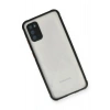 Mey İthalat® Samsung Galaxy A02S Kılıf Miami Şeffaf Silikon - Siyah