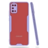 Mey İthalat®  Samsung Galaxy A02S Kılıf Platin Silikon - Lila