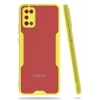 Mey İthalat®  Samsung Galaxy A02S Kılıf Platin Silikon - Sarı