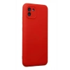Mey İthalat®  Samsung Galaxy A03 Kılıf Nano içi Kadife Silikon - Kırmızı