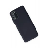 Mey İthalat® Samsung Galaxy A03S Kılıf Lansman Glass Kapak - Lacivert