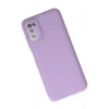 Mey İthalat® Samsung Galaxy A03S Kılıf Lansman Glass Kapak - Lila