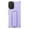 Mey İthalat® Samsung Galaxy A03S Kılıf Mega Standlı Silikon - Lila