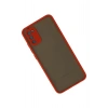 Mey İthalat®  Samsung Galaxy A03S Kılıf Montreal Silikon Kapak - Kırmızı