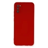 Mey İthalat®  Samsung Galaxy A03S Kılıf Nano içi Kadife Silikon - Kırmızı